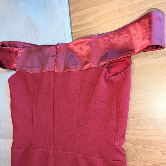 Milla Prom Dress Size 6 Red Gown Long Train Formal Sexy Pretty Woman Gorgeous - Picture 13 of 16